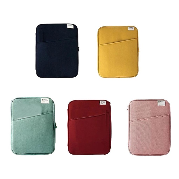 Tablet Sleeve Bag Stöttålig Väska Multifickor Notebook Förvaring
