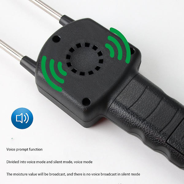 Kornfuktighetsmåler Digital fuktighetstester Hygrometer Jgl-188 Bruk for mais hvete ris bønne fuktighet