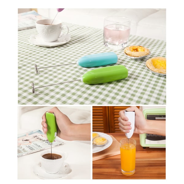 Automatisk Design Mini Håndholdt Elektrisk Mixer Håndholdt Melkeskummer H