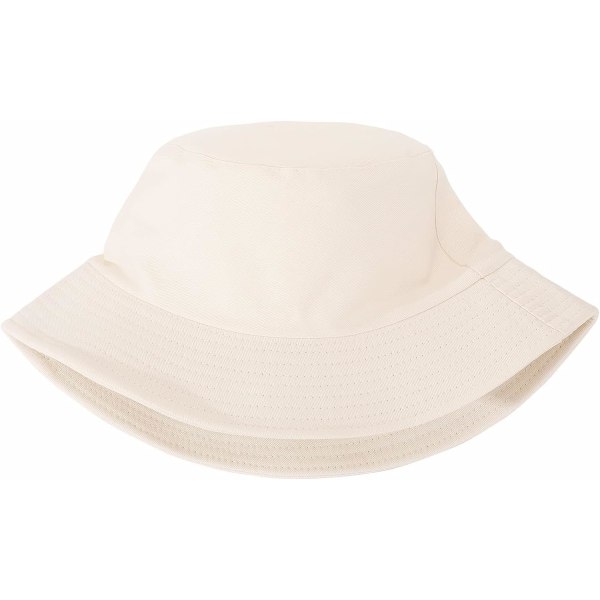 Bucket Hat Unisex aurinkohattu yksivärinen miesten naisten (beige) beige