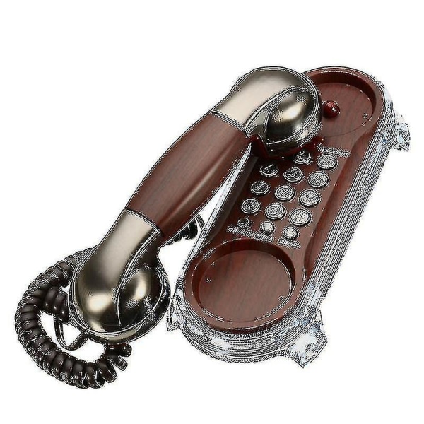 Vægmonteret telefon Telefon med ledning Fastnet Retro telefoner til hjemmekontorhotel