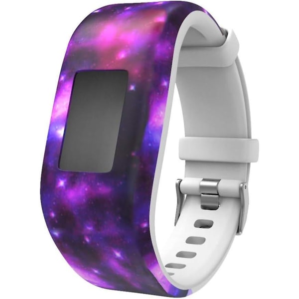 Vaihdettava silikoniranneke Garmin Vivofit 3 Vivofit Jr Vivofit Jr2 -koko: Violetti