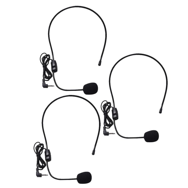 3 kpl lankakuulokkeet Kevyet kuulokemikrofoni Ear Hoo