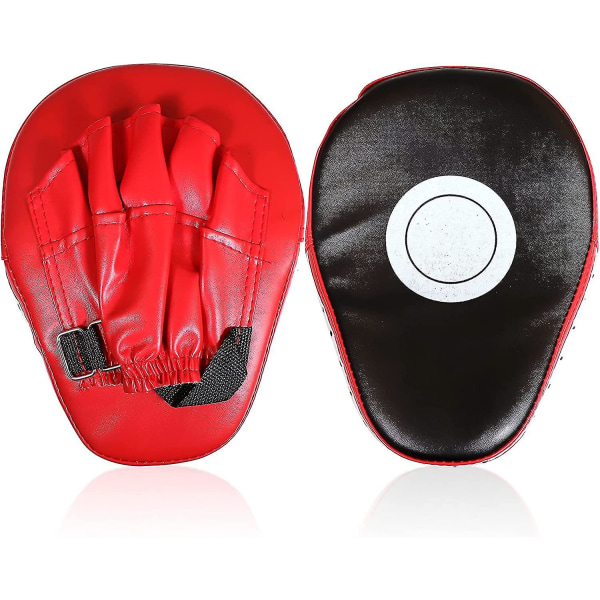 Boxing Pads Curved Focus Punching Mitts Training Hand Target Pads Gloves Training Focus Pads For Kickboxing, Karate, Muay Thai Kick, Sparring, Dojo, M