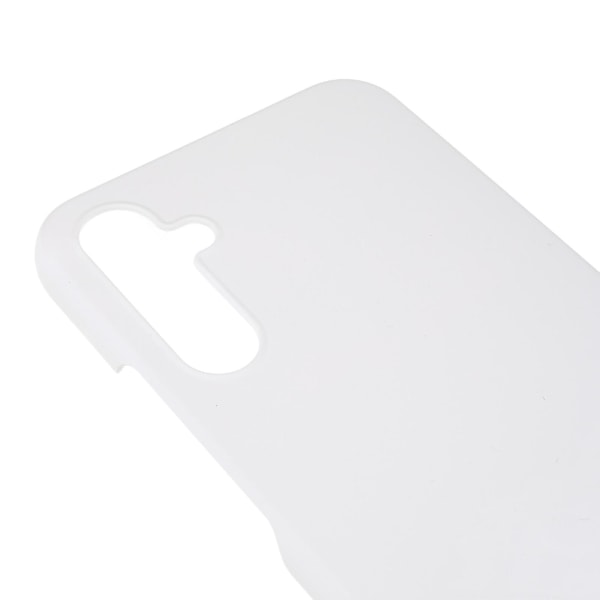 För Samsung Galaxy A34 5g Case Hårdplast Gummibelagd glansigt telefonskydd Cover White
