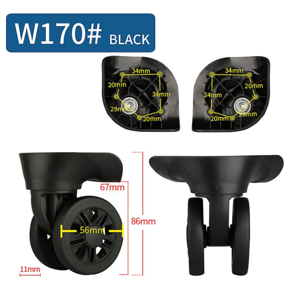 Wear-resistant Parts | Luggage Pulley Wheel | Travel Bag Wheels | Travel Luggage - Wheel