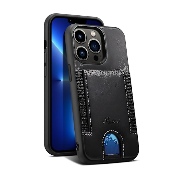 Wekity Slim Card Case suunniteltu iPhone 13 / iPhone 13 Pro - Lompakkokotelo korttipidikkeellä - Suojaava/naarmuuntumaton - Yhteensopiva Apple iPhonen kanssa
