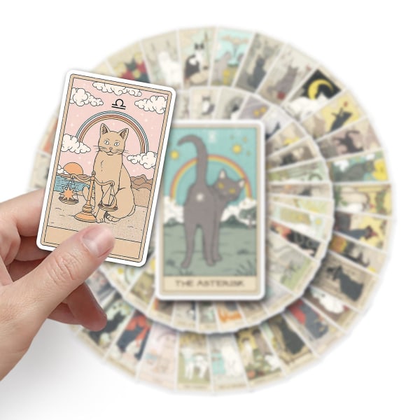 62 Stk Tarot Stickers Astrologi