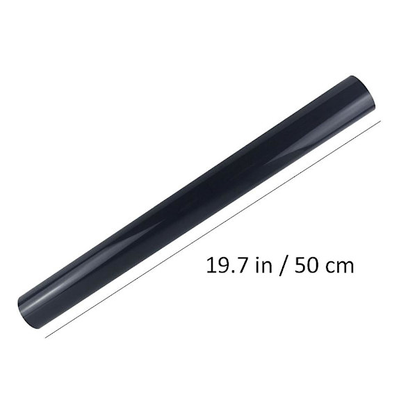 50 cm x 3 m Auton Ikkunakalvo 35% Läpäisevyys Universaali Sopivuus Tietosuojaan & Auringon Heijastuksen Vähentämiseen (musta)
