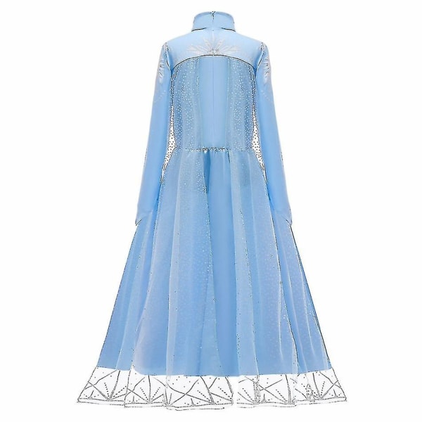 Elsa Cosplay Kostume Pige Prinsesse Kjole 140