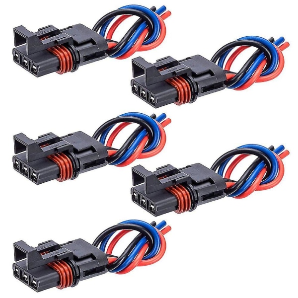 5 stk. Pulse Power Plug Connector Pigtail Connector Power Harness Til Polaris Xp1000 & Rzr Rs1 & Gene