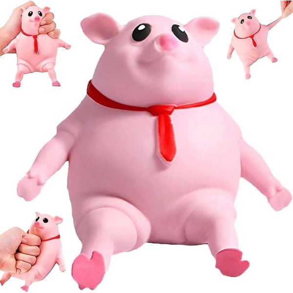 Squeeze Antistress Leksaker, Pig Squeeze Leksaker, Squeeze Toy Piggy