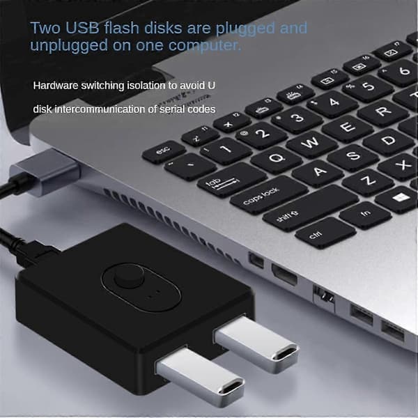 USB 2.0 KVM Switch 1X2/2X1 Switch Switcher USB Splitter Delt Controller til bærbar computerprinter