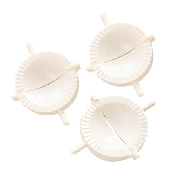 3 st Dumpling Maker Plast DIY Enkel Dumpling Form Kök Handpress