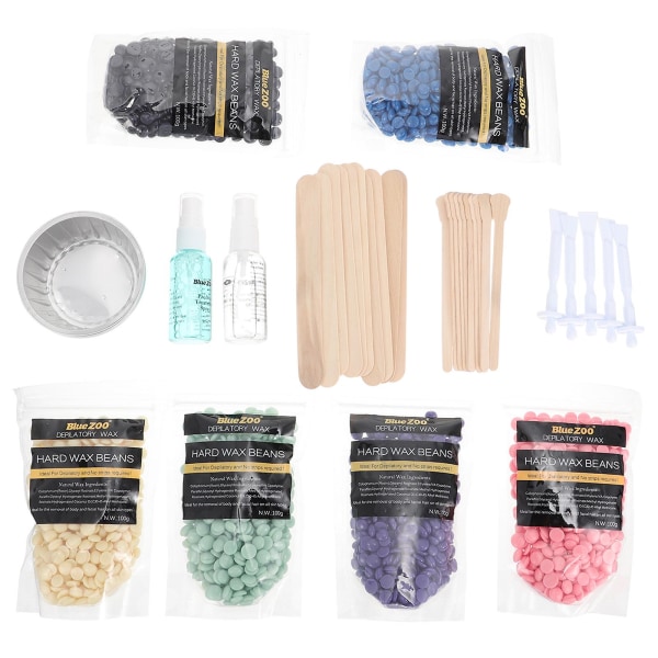 Set Brazilian Bikini Beads Vaxning Wax Beans Hårborttagningsvaxning Pärlor Hair Remove Wax Kit