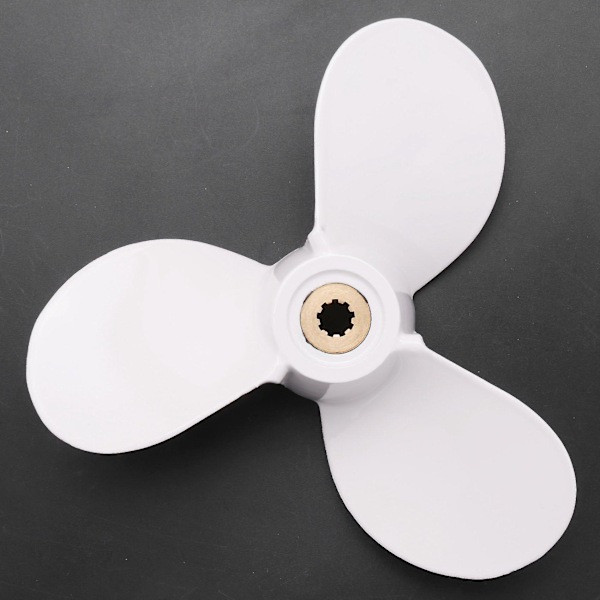 7 1/2x7 Propeller til Yamaha 4hp 5hp 6hp med 9 Tands Aksel i Aluminium