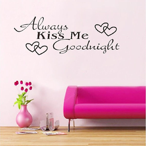 32cm*66cm Always Goodnight Pvc Diy seinätarra