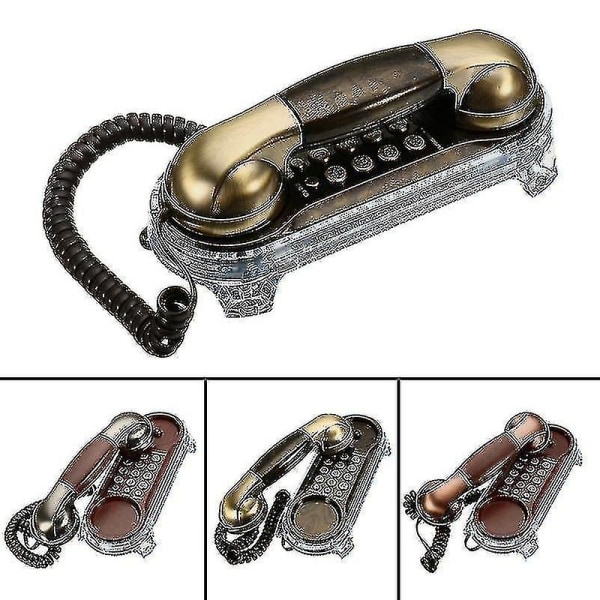 Vægmonteret telefon Telefon med ledning Fastnet Retro telefoner til hjemmekontorhotel