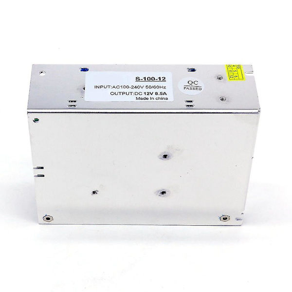 Strømadapter AC100-240V DC12V 8.5A 100W Lys Tran
