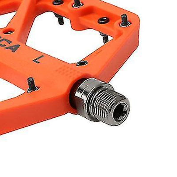 Ultralight Flat Mountain Bike -polkimet nailonista valmistetut polkimet, sininen