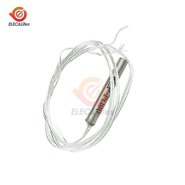 Pt100 Platina Resistor Temperatursensor Detektor 50cm Vanntett Temperatursensor -20~450 Celsius