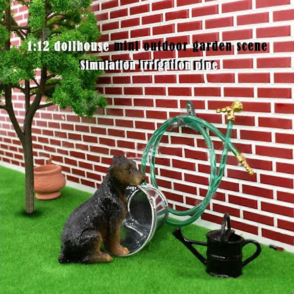 1:12 Miniatur Simulering Vandingsrør Model Udendørs Have Scene Tilbehør