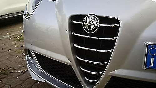 2x 74mm Alfa Romeo Emblem Badges Hætte