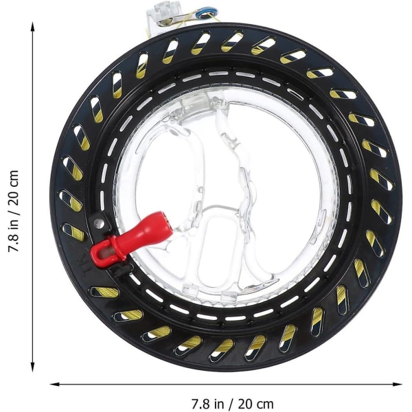 Kite Line Reel Winder, 7. 8 tum Vevhjul med handtag