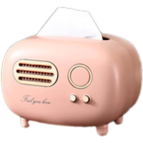 Kreativ servettbehållare vardagsrum lätt lyx hem matsal papper låda fjärrkontroll C small pink