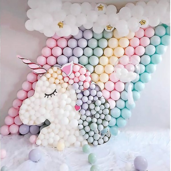 10 st 5 tum Ballong Färgglad Macaron Belon För Födelsedagsfest Bröllop
