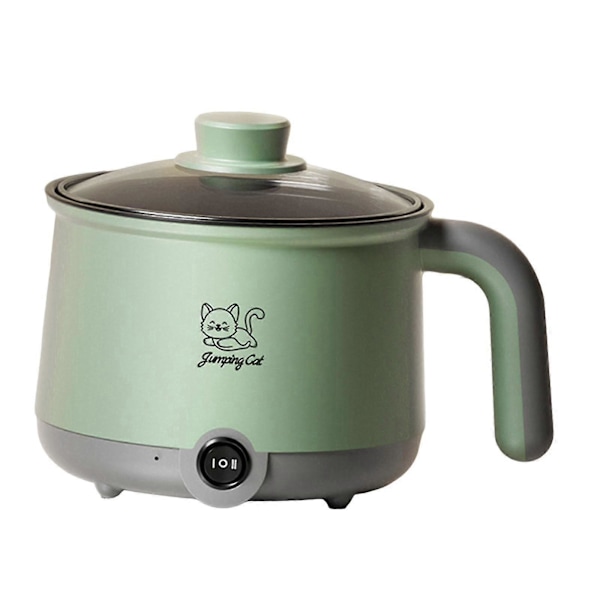 Elektrisk Gryta för Hot Pot och Nudlar Multifunktionell Hushållsapparat 1.8L Ramen Kokare Mini Hot Pot för Ägg Dumplings Shabu Shabu Soppa Pasta