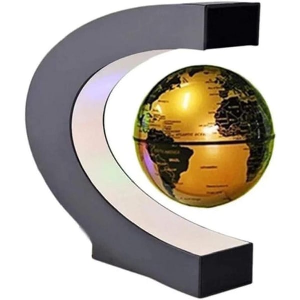 Flydende Globe med LED Lys C Formet Maglev Floating Globe