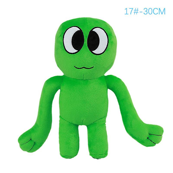 Rainbow Friends pehmolelut Siniset hirviö Pehmeä pehmolelu lapsille Faneille Big Green Eye Monster