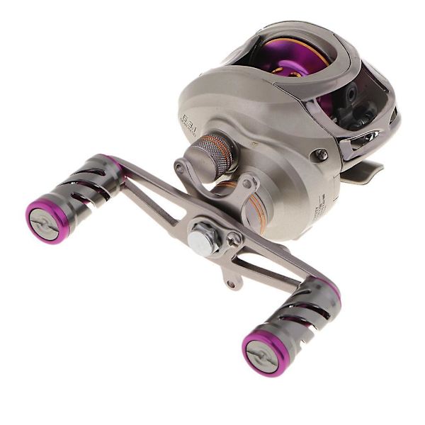 Fiskehjul Baitcaster 10+1bb Baitcasting Reel Super Smooth Guld