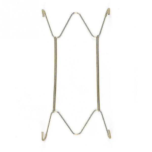 Tallerkener i Rustfrit Stål Hanger Fjeder Tallerkenholder Krog Væghængt Adapter Hjem