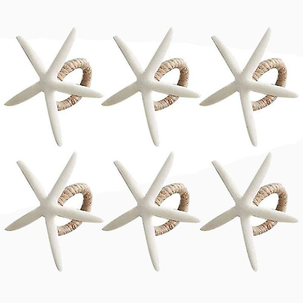 Servietringe sæt med 6, Hav Servietring til Serviet til borde, Bryllup, , B