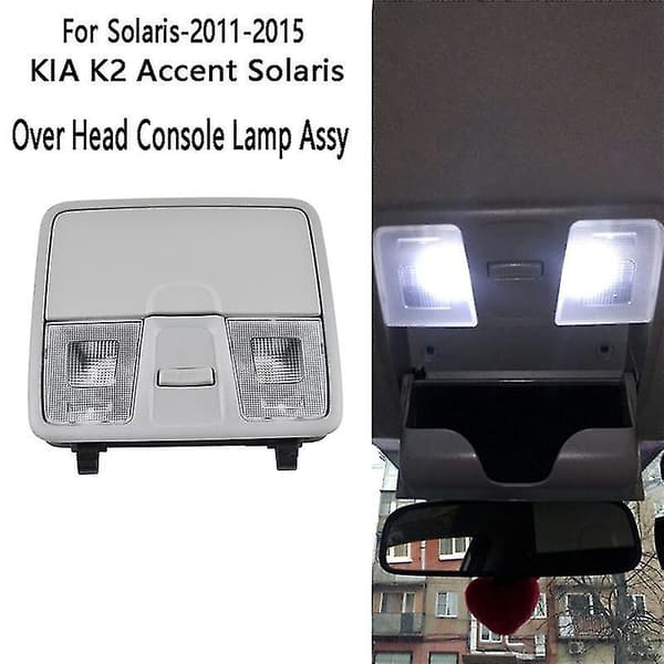 Over Head Console Lamp Assy til -2011-2015 K2 Accent Dome Læselampe