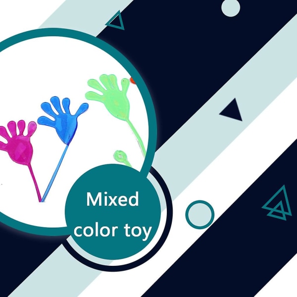 10 stykker Sticky Hands Interaktivt legetøj bærbart legetøj Elastisk gave
