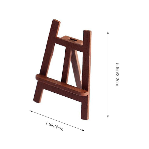 5 kpl Lasten Pöytätaulu Easel Nukke Miniatyyri Puinen Liitutaulu M