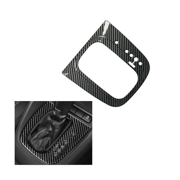 Kolfiber Växelspaks Panel Kontrollpanel Dekal Interiör Modifikation För Golf 6 -r M