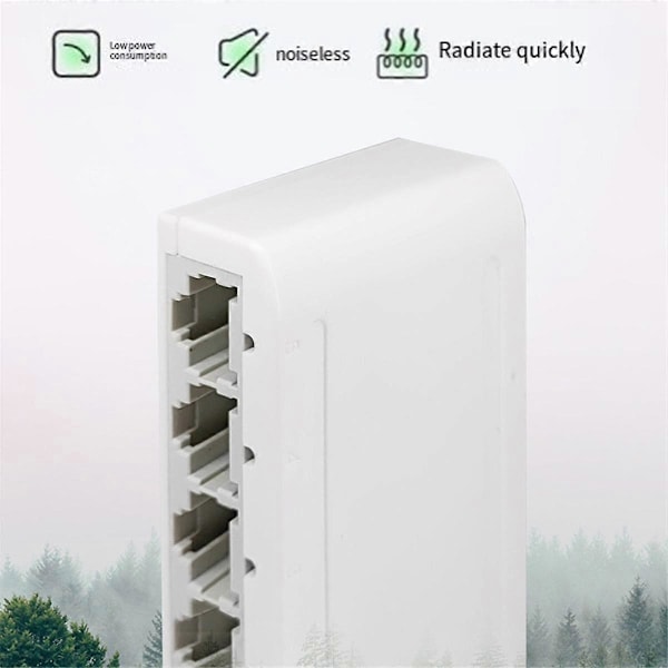 5 Port Data Switch, Netværks Hub, Desktop Ethernet Splitter, Plug & Play Skærmede Porte Blæserfri Støjsvag