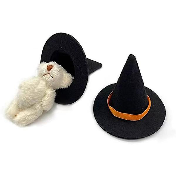 Halloween Mini Filt Häxhatt Show Party Prop Party Gunst Bordsdekoration Vinflaska Hatt