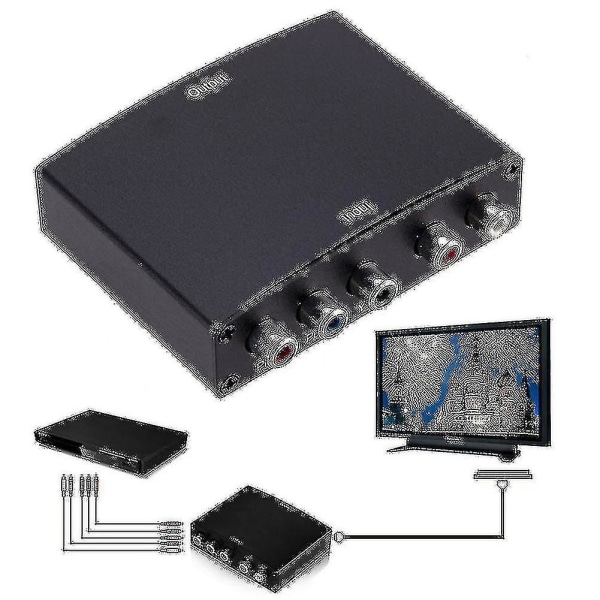 1080p Ypbpr til Hdmi Video Audio Konverter Komponent til Hdmi Rgb til Hdmi Konverter Adapter til Dvd Ps