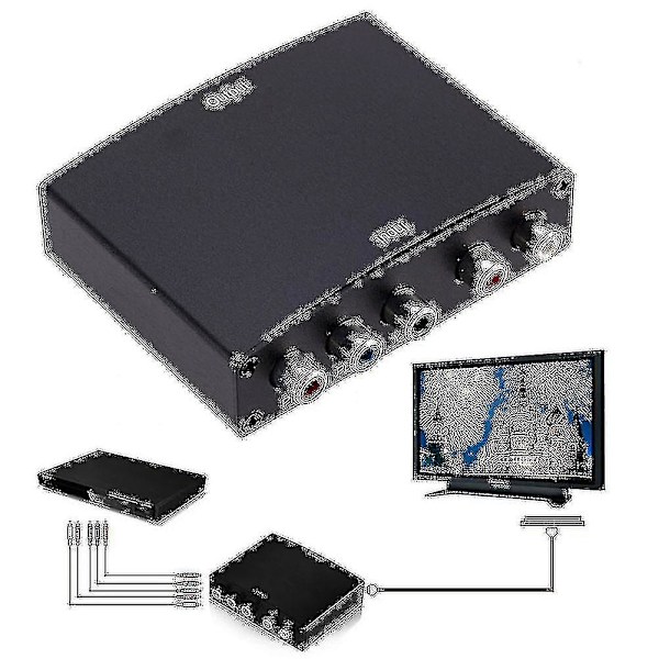 1080p Ypbpr till Hdmi Video Audio Konverter Komponent till Hdmi Rgb till Hdmi Konverter Adapter för Dvd Ps