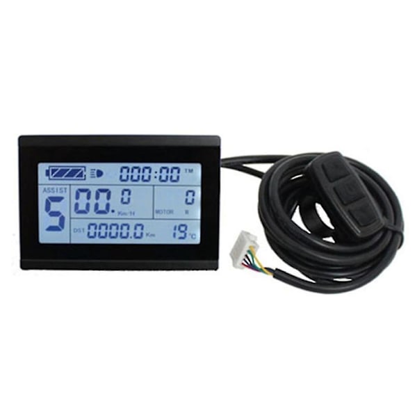 Elektriske deler 24v 36v 48v Intelligent Kt Lcd3 Elektrisk sykkel sykkel E sykkel kontroller Lcd panel Eb
