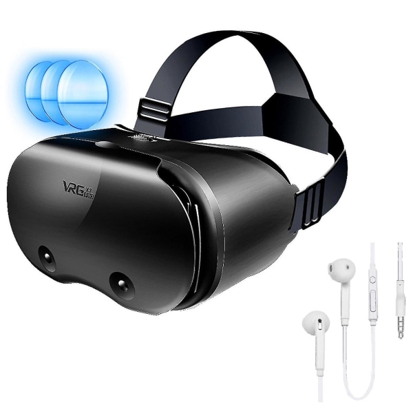 VR-kuulokkeet iPhone- ja Android-puhelimille VR-lasit Matkapuhelimelle  omistettu virtuaalitodellisuus 3D-lasit Meta Universe 3687 | Fyndiq