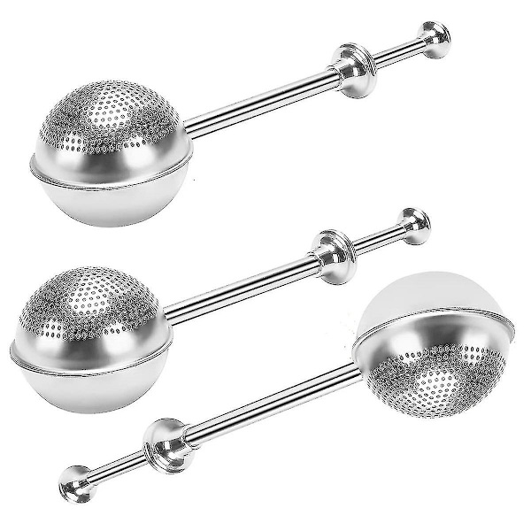 Te-infuser kugleformet rustfrit stål te-kugle kugleform