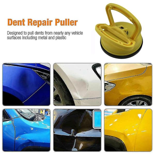 Auton lommonkorjaustyökalu Mini Puller Auto Bodywork Panel Dent Suction Cup yellow