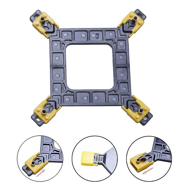 PC CPU Køler Monteringsbeslag Køleplade Holder Base til Intel 115X/1366/2011 JIKAIX