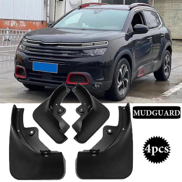 4x New Front Rear Mud Flaps For Citroen C5 Aircross 2017 2018 2019 2020 Mudflaps Splash Guards Flap Mudguards